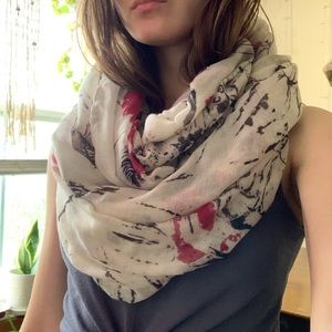 Owls & Skulls Infinity Scarf (Chi Omega)